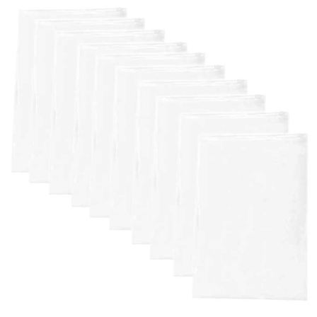 100 stk oppbevaringsposer for klær med frostet plast glidelås 14x20cm