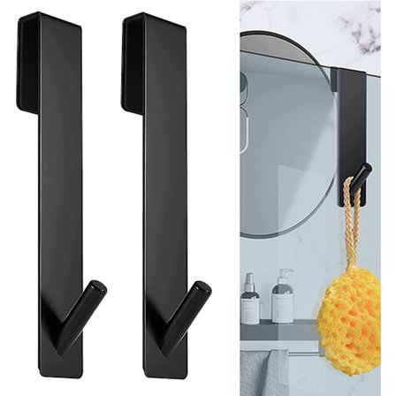 2 st duschdörrkrokar - Handdukshängare utan borrning2