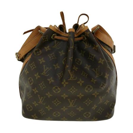 Louis Vuitton Vintage Pre-owned Petit Noe Monogram Tas , Bruin , Dames , Maat: ONE Size Vintage Tassen