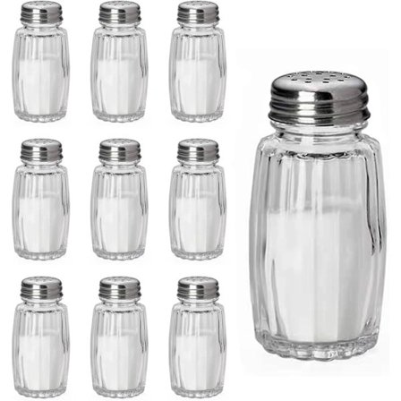 10 stk Salt- og Peberkværne, Salt- og Peberkværne, Små Salt- og Peberkværne i Glas til Køkkenet