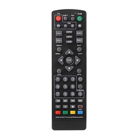 Ersättningskontroll för fjärrkontroll Lämplig för DVB-T2 för Smart TV STB HDTV för Smart Set Top TV Box