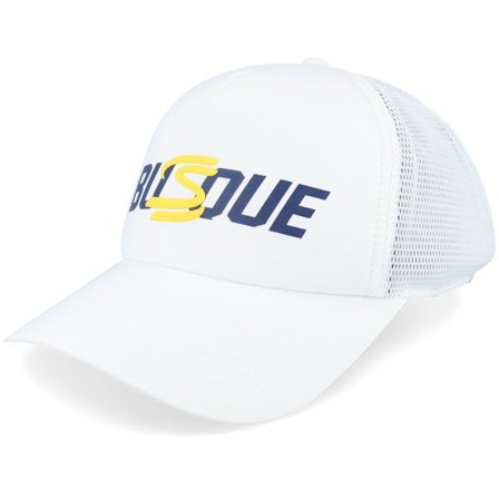 Ayrton Senna - Motor White trucker Caps - Senna Busque White Foam Trucker @ Hatstore