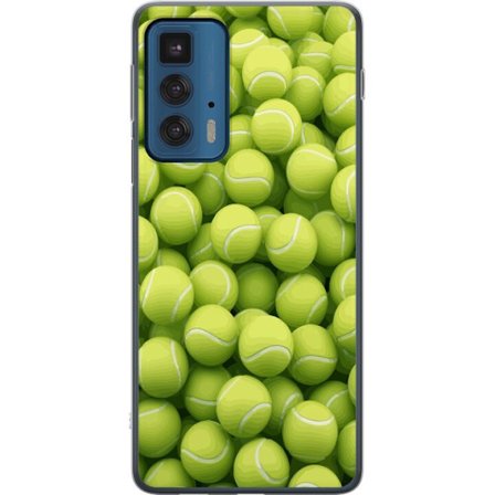 Kompatibel Mobilcover til Motorola Motorola Edge 20 Pro Mønster af grønne tennisbolde i høj detalje, sporty motiv med gentagende tekstur og stærke