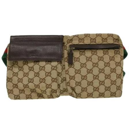 Gucci Vintage, Pre-owned Belt Bags Beige, Dames, Maat:ONE Size,leather