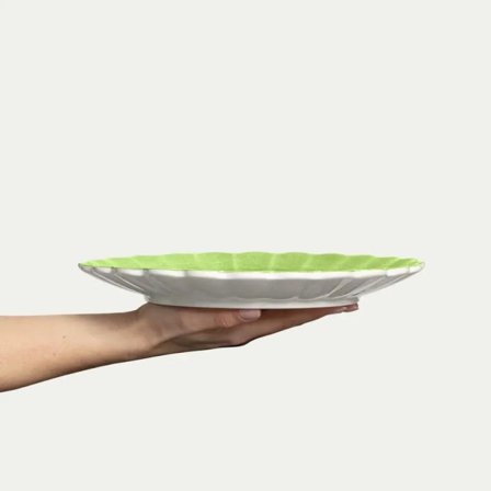 Mateus Oyster Tallerken Grønn Ø28