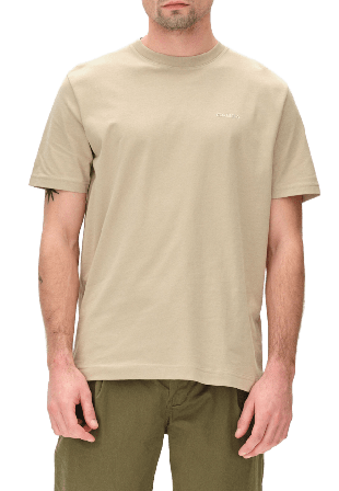GABBA Dune Logo SS GOTS T-shirt S/S T-shirts Herr Beige M