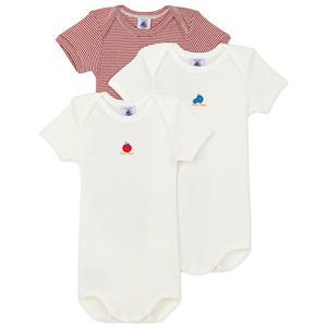 Kids - Petit Bateau 3-Pack Cream Baby Bodies 3 Months - All in ones - 3 months - White