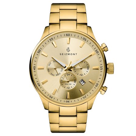 Goldfarbene Ketten Troika Armbanduhr für Männer - Armbanduhren