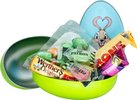 Påskägg LASSE ÅBERG osorterade motiv 238g - Lyreco - Kök och servering - Ätbart - Godis och choklad