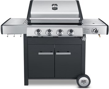 Austin and Barbeque AABQ - Classic 4+1B - Classic gasolgrill med 4 brännare & sidobord