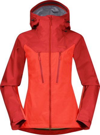 Bergans Women's Cecilie 3L Jacket Women shell jackets Red M