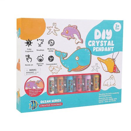 2023 DIY Crystal Paint Arts And Crafts Hängsmycke Set, Kids Diy Crystal Diamond Painting Crafts Kits Present