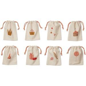 Liewood Darcey dust bag 8-pack Birthday multi mix One Size - Storage - One size - Cream