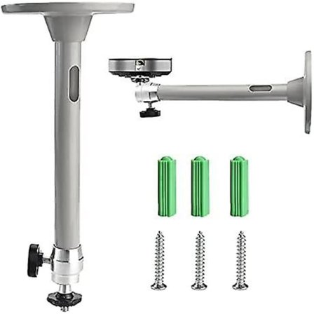 Takprojektorfäste Justerbart Takfäste Projektor Väggfäste Universal Takfäste (silver)