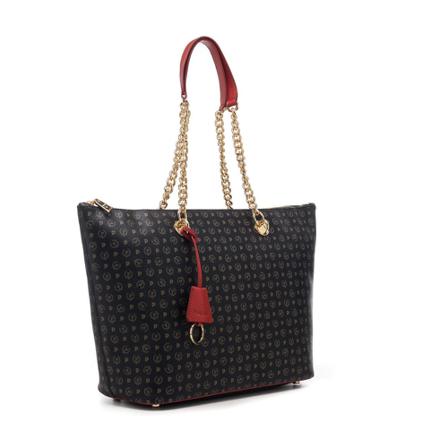 Pollini Heritage Shopping Taske Sort, Dame Indkøbstasker, Størrelse: ONE Size