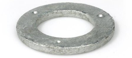 REYHER 070890200300000 Pyöreä aluslevy HV200 ISO 7089, FZV, 100 kpl 31X56X4 mm, Kiinnitys