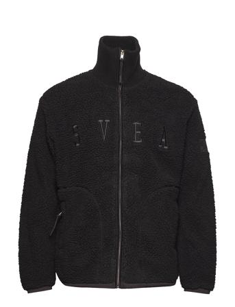 Maison Pile Zip Sweater Black Svea