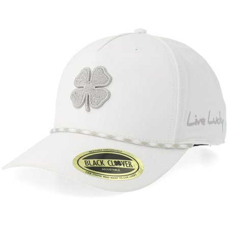 Black Clover - Vit adjustable Keps - Classic Rope 4 Hat White A-Frame Adjustable @ Hatstore