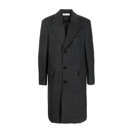 Our Legacy, Single-Breasted Coats Grijs, Heren, Maat:L