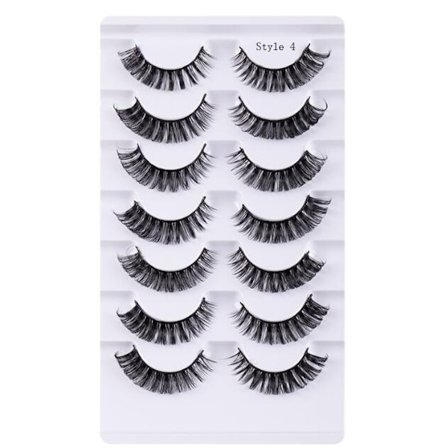 Volym lösögonfransar för naturlig tjocklek och ögonförstoring