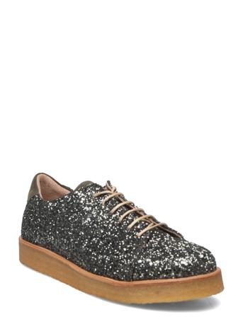 Shoes - Flat - With Lace Lave Sneakers Grønn ANGULUS*Betinget Tilbud