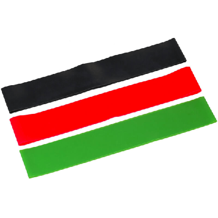 3PCS Sport Träningsmotstånd Loop Band Set Elastiska Booty Band Set för ben och styrketräning