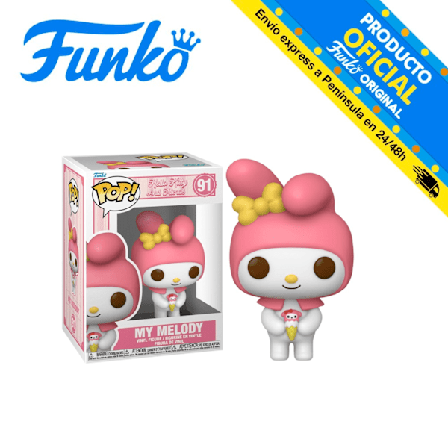 FUNKO POP! HELLO KITTY - MY MELODY JÄÄTELÖN KANSSA, 80316, #91, VIRALLINEN LISENSOITU KAUPPA