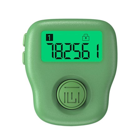 6 digitale LED elektroniske fingerklikkere Tasbih håndholdt ringklikk Lap Counter Event Clicker Tally Finger Counters