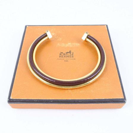 Hermès Vintage, Pre-owned Bracelet Bruin, Dames, Maat:ONE Size