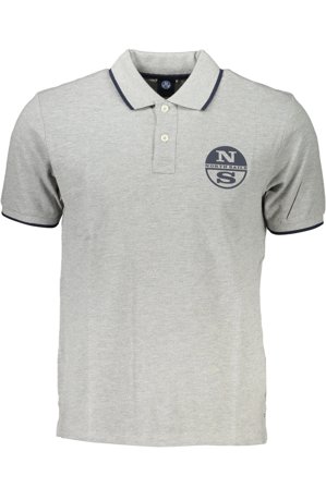 North Sails Polo Maniche Corte Uomo Grigio