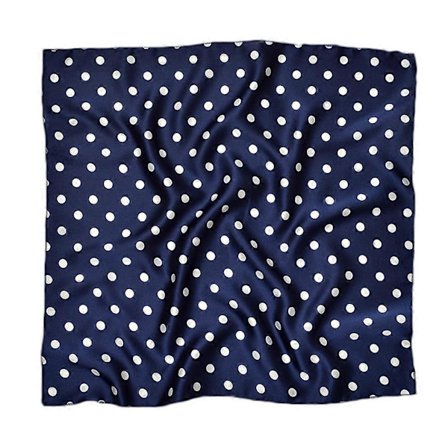 Dame Polka Dot Satin Hårbånd Hårknude Elastik Silketørklæde Halstørklæde Hovedbeklædning