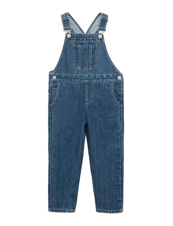 Mango | Denim Cotton Dungarees | 3-4