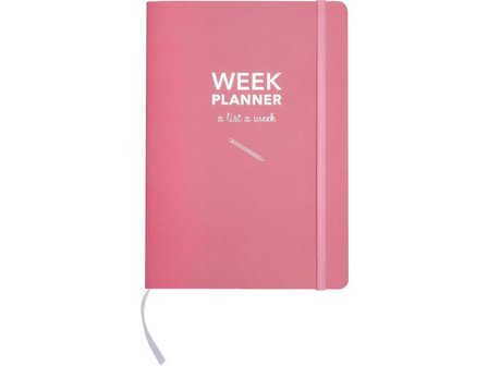 Burde Kalender Week planner pink odaterad - 1051 - Lyreco - Almanackor och kalendrar - Temakalendrar - Produktivitet