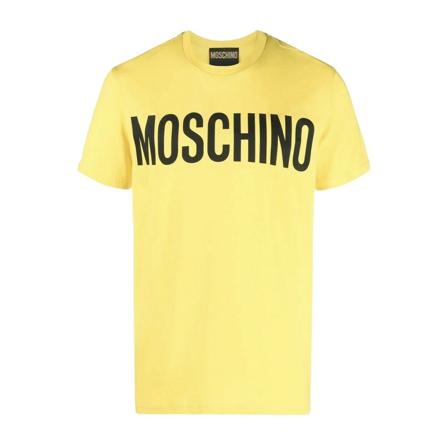 Moschino T-Shirts gul, Herr, Herr, Storlek: 3XL