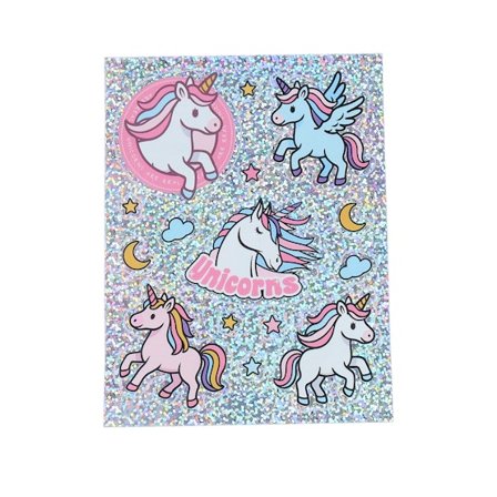 Unicorns - Cinza Acessório - Kids Pixie Dust Glitter Unicorn Stickers 2 @ Hatstore
