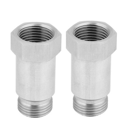 2-pack O2 Syresensorskontakt Adapter Förlängning M18 1 5 x 45 mm