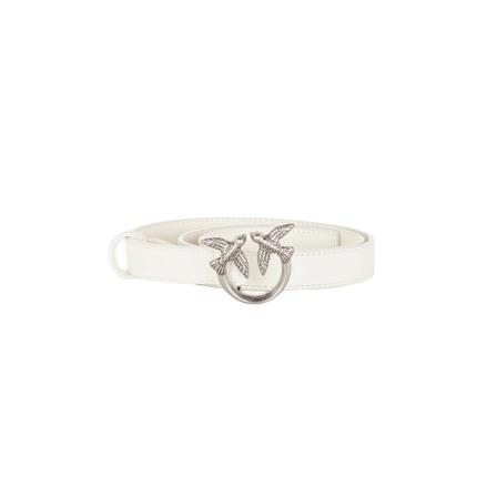 Pinko Love Birds Riem , Wit , Dames , Maat: L Riemen
