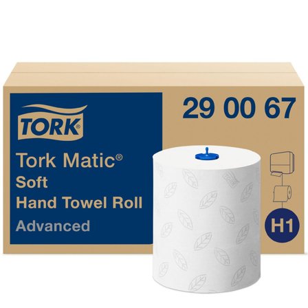TORK Pappershandduk Advanced H1 2-lagers präglad vit - Lyreco - Städ och hygien - Toalettpapper och torkpapper - Pappershanddukar