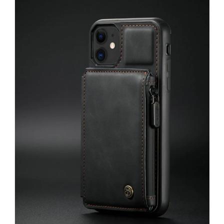 Caseme Läderbakfodral För Iphone 13 Mörk