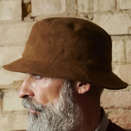 Giotto Schokoladenbrauner Moda Bucket Hut für Männer - Bucket Hats