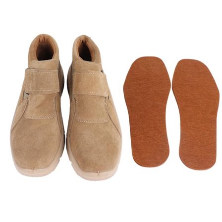 Brannsikre vernesko for menn, varmeisolerte, solid bunnbeskyttelse, alle årstider, khaki, størrelse 41