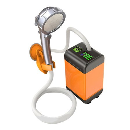 Dusch för Camping Bärbar Dusch med Uppladdningsbart Batteri och Digital Display