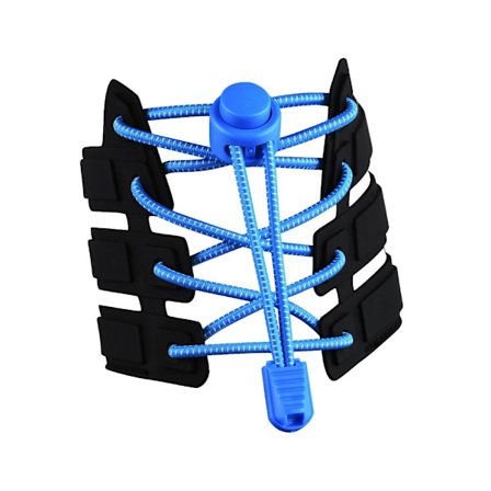 No Tie Skosnören Reflekterande skosnören BLÅ BLUE