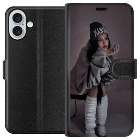 Yhteensopiva Lompakkokotelo Apple Apple iPhone 16 Plus Lisa Blackpink K-pop Idol Musiikki