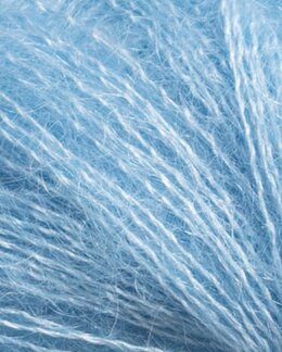 Garn Fin Mohair Silke Babyblau