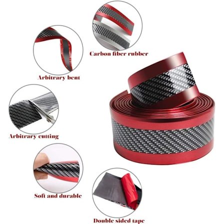 Bilbaksremsa stötfångarskydd kantdörrar bilskydd bak