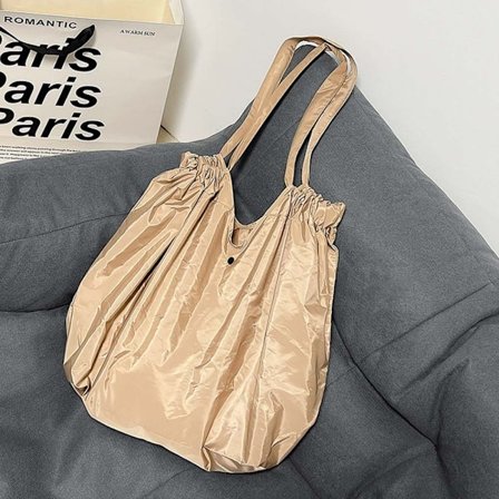 Miljøvennlig handleveske Sammenleggbar handleveske LYSEBRUN