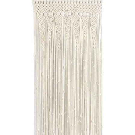 Makrame veggteppe i stoff, makrame dørhengende boho veggdekorasjon