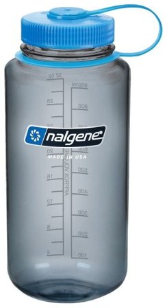 Nalgene Bottle 1L Wide Mouth Sustain Grey