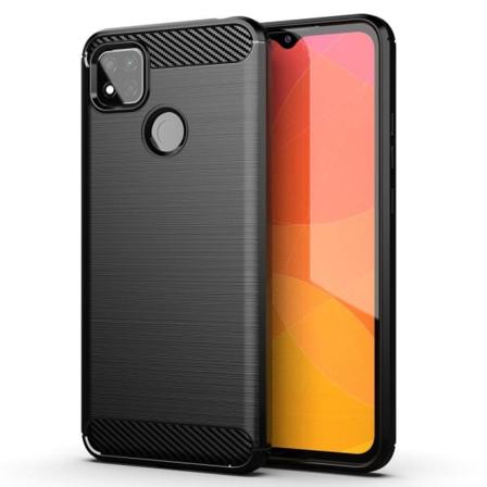 Xiaomi Redmi 9C/9C NFC Skal Forcell Carbon - Svart